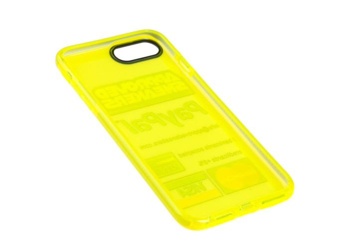 Чехол для iPhone 7 Plus / 8 Plus Neon print PayPal
