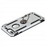 Чехол для iPhone 7 Plus / 8 Plus Serge Ring ударопрочный серебристый