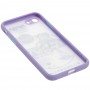 Чехол для iPhone 7 / 8 Picture shadow matte space nasa / light purple