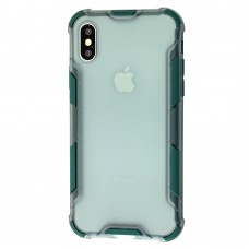 Чехол для iPhone X / Xs LikGus Armor color зеленый