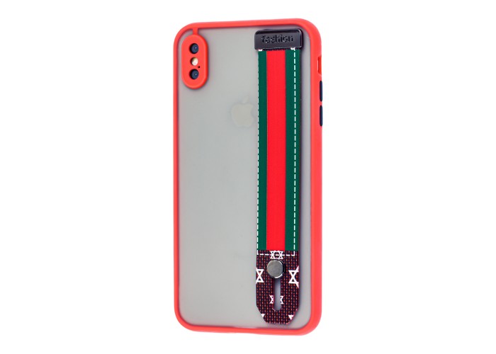 Чехол для iPhone X / Xs WristBand G II красный
