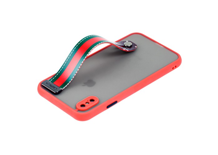 Чехол для iPhone X / Xs WristBand G II красный
