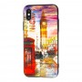 Чехол для iPhone X / Xs акварель Лондон