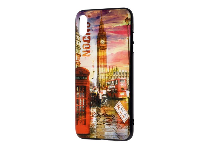 Чехол для iPhone X / Xs акварель Лондон