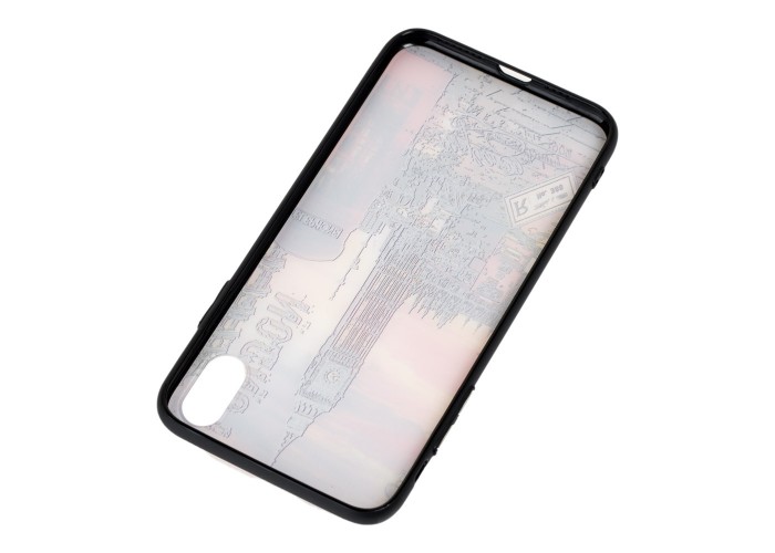 Чехол для iPhone X / Xs акварель Лондон