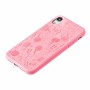 Чехол для iPhone Xr Mickey Mouse leather розовый