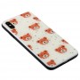 Чехол для iPhone Xr блестки print + popsocket 