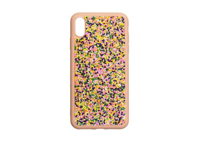 Чехол для iPhone Xs Max Bling World Beads градиент розовый