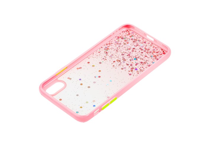Чехол для iPhone Xs Max Glitter Bling розовый