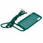 Чехол для iPhone Xs Max Lanyard without logo forest green