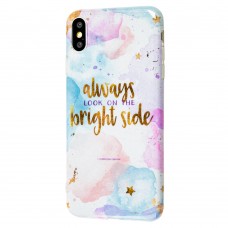 Чехол для iPhone Xs Max Light Mramor case 360 (01)