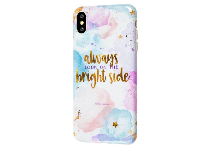 Чехол для iPhone Xs Max Light Mramor case 360 (01)