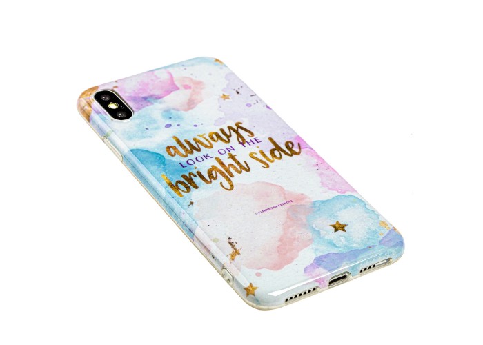 Чехол для iPhone Xs Max Light Mramor case 360 (01)