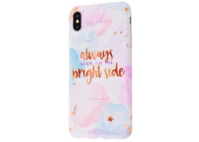 Чехол для iPhone Xs Max Light Mramor case 360 (01)
