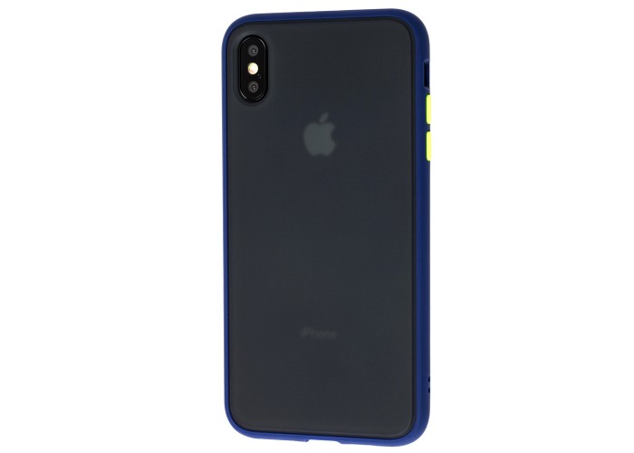 Чехол для iPhone Xs Max LikGus Maxshield синий