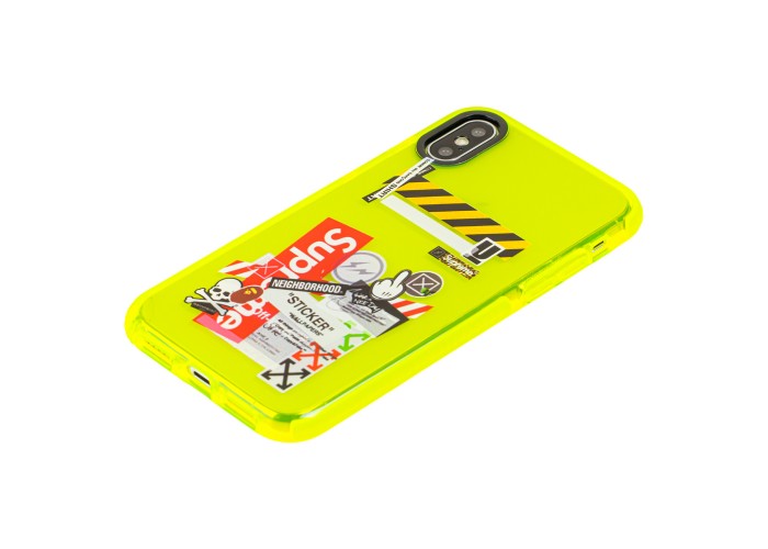 Чехол для iPhone Xs Max Neon print supreme