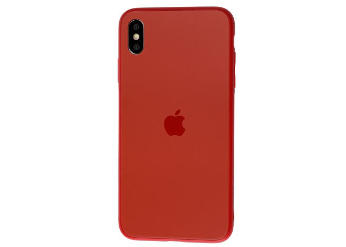 Чехол для iPhone Xs Max TPU Matt красный