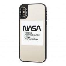 Чехол для iPhone Xs Max Tify Mirror Nasa зеркально-белый