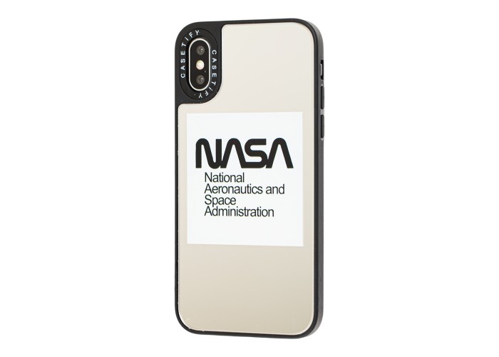 Чехол для iPhone Xs Max Tify Mirror Nasa зеркально-белый