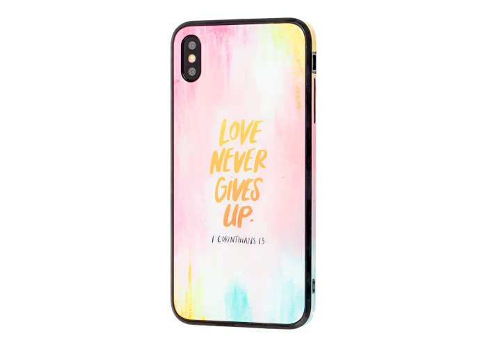 Чехол для iPhone Xs Max glass 