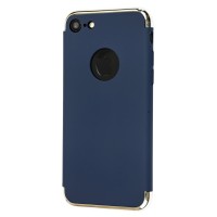 Чехол с защитой 360 для iPhone 7 / 8 матовое покрытие синий