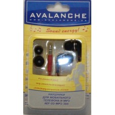 Наушники Avalanche MP3-384 red