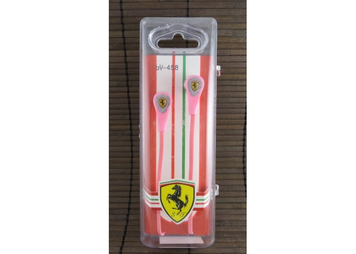 Наушники BY-458 Pink Ferrari (plastic box)