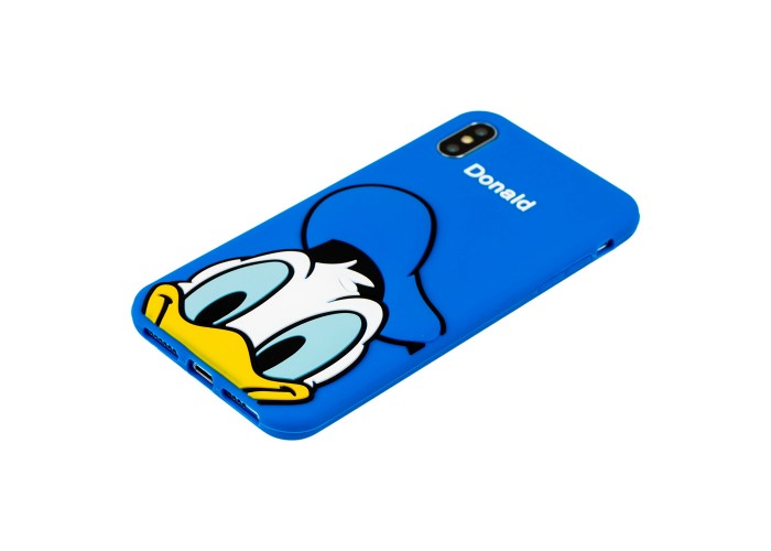 Чехол 3D для iPhone Xs Max Disney Donald синий