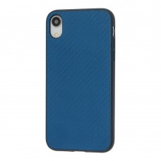 Чехол Carbon New для iPhone Xr синий