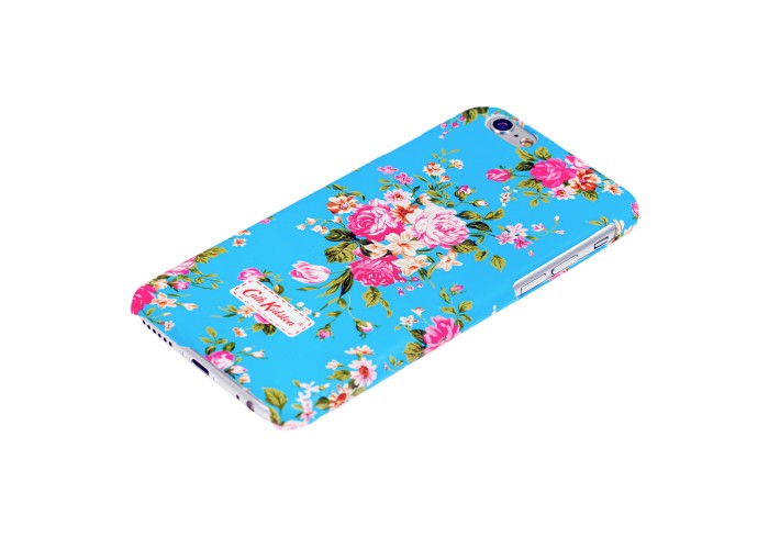 Чехол Cath Kidston для iPhone 6 Flowers с цветами светло голубой