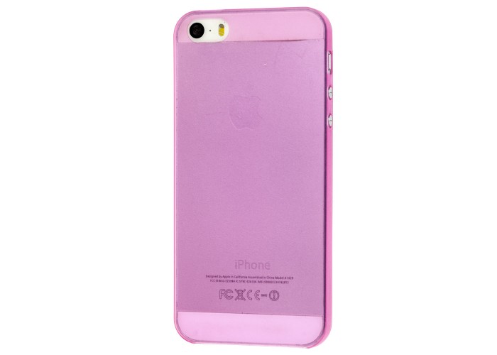 Чехол Fonemax для iPhone 5 ультратонкий розовый