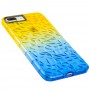 Чехол Gradient Gelin для iPhone 7 Plus / 8 Plus case желто-синий