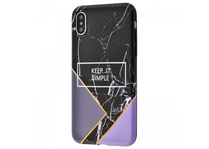 Чехол IMD для iPhone X / Xs Mramor четвертый