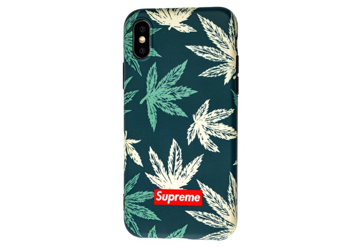 Чехол IMD для iPhone X / Xs canabis