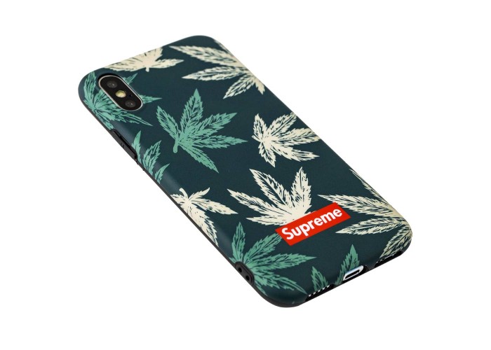 Чехол IMD для iPhone X / Xs canabis