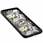 Чехол Luoya Flowers для iPhone 7 Plus / 8 Plus узор черный