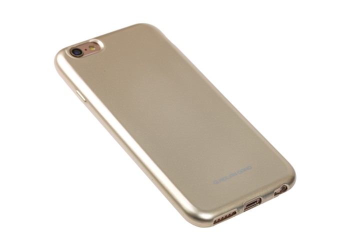Чехол Molan Cano Jelly для iPhone 6 с блесткой золотистый