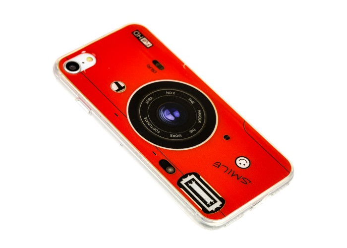 Чехол Photo Popsocket для iPhone 7 / 8 с попсокетом красный