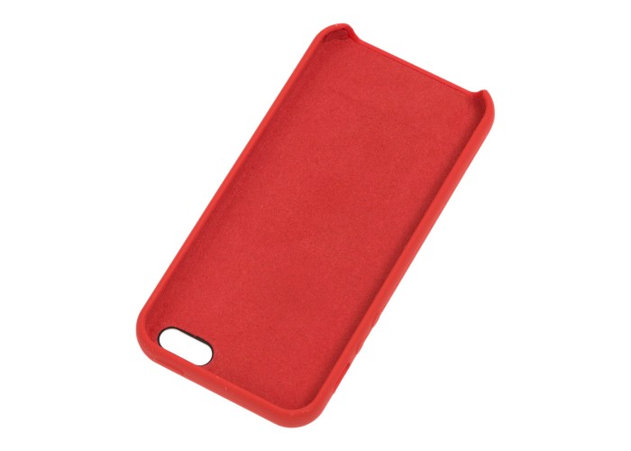 Чехол Silicone для iPhone 5 case красный