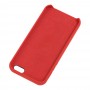 Чехол Silicone для iPhone 5 case красный