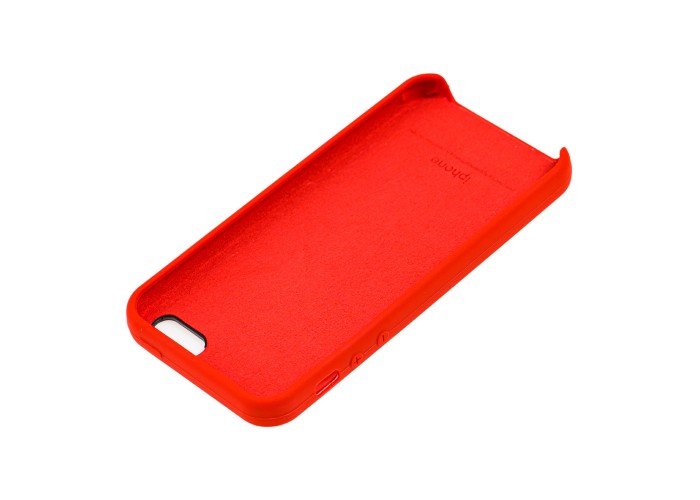 Чехол Silicone для iPhone 5 case красный