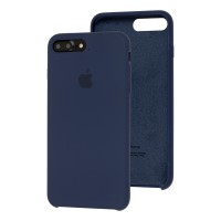 Чехол Silicone для iPhone 7 Plus / 8 Plus Premium case midnight blue