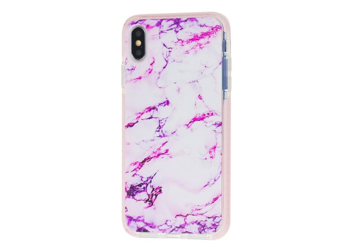 Чехол Tech 21 для iPhone X / Xs мрамор розовый