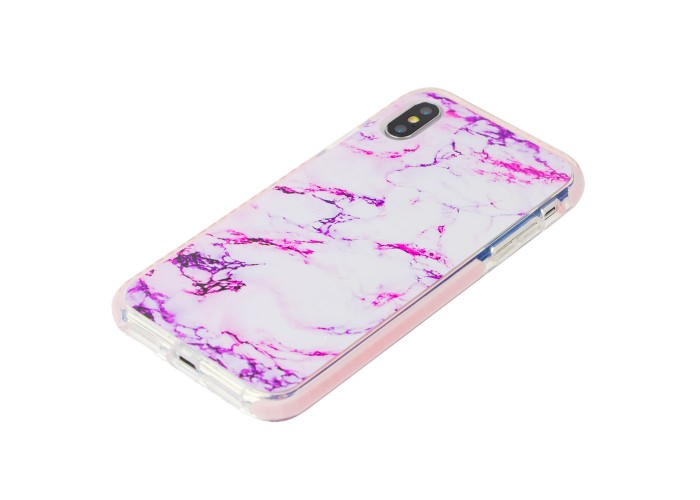 Чехол Tech 21 для iPhone X / Xs мрамор розовый