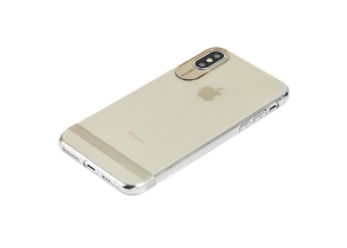 Чехол Usams для iPhone X / Xs Primary черный прозрачный