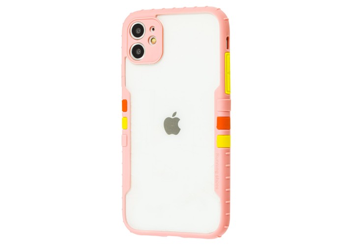 Чехол для iPhone 11 Armor clear розовый