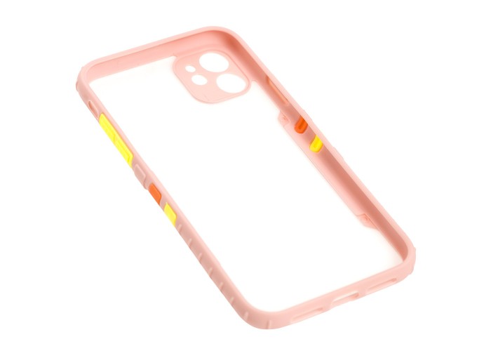 Чехол для iPhone 11 Armor clear розовый