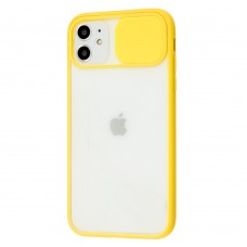 Чехол для iPhone 11 LikGus Camshield camera protect желтый
