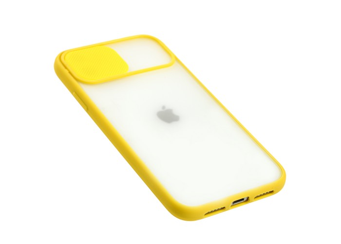 Чехол для iPhone 11 LikGus Camshield camera protect желтый