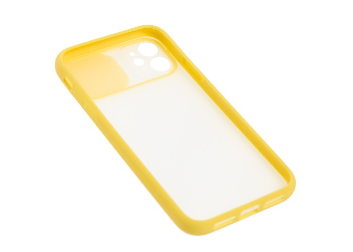 Чехол для iPhone 11 LikGus Camshield camera protect желтый